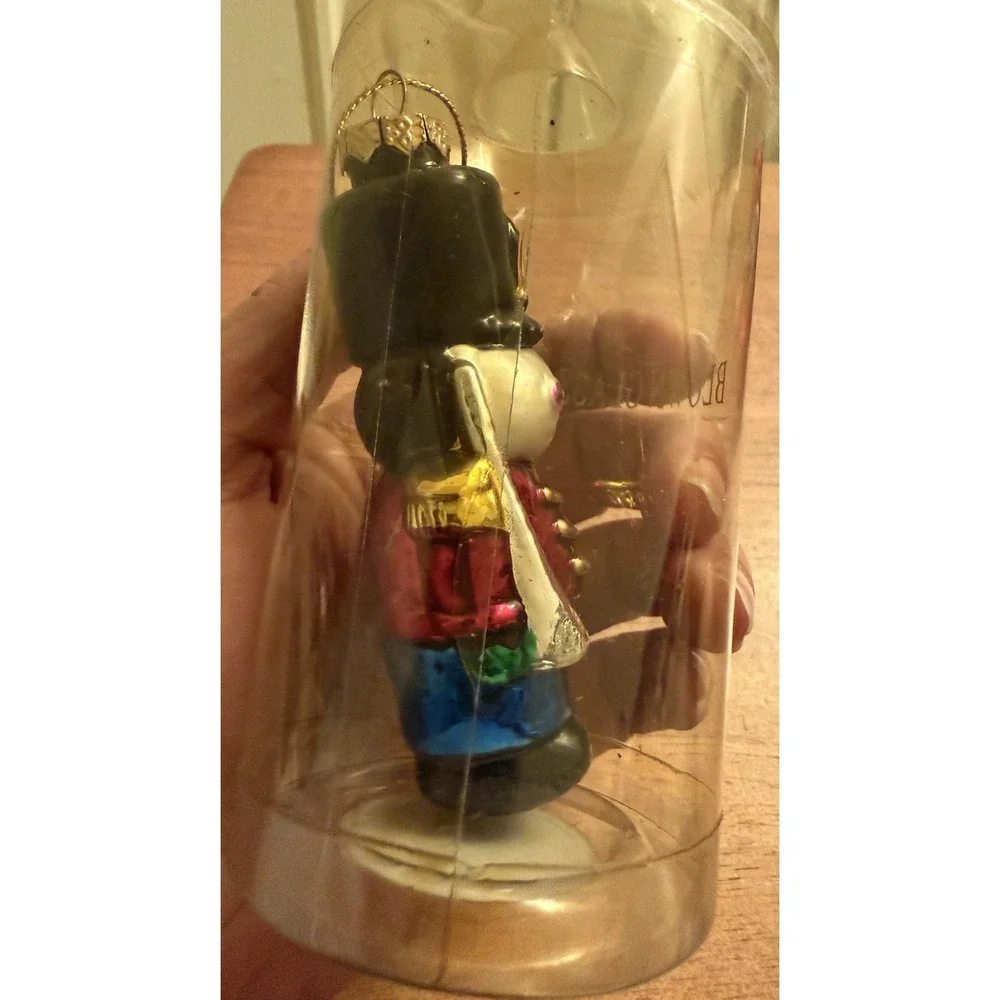 Vintage‎ Mercury Glass Toy Soldier Christmas Tree Ornament 4